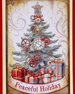Felicitare : Peaceful Holiday