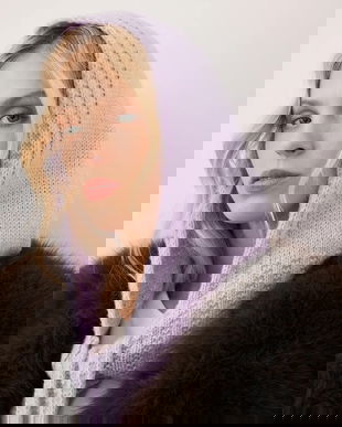 Bizuu cagulă umplută cu lână BIFFI culoarea violet, BIFFI FIOLETOWY