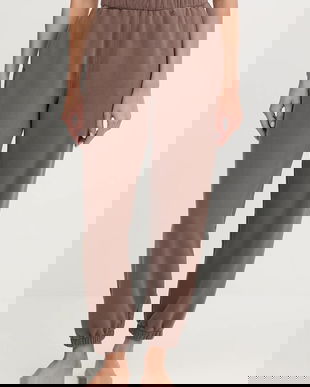 JOYINME pantaloni de trening Kind culoarea bej, uni, Kind