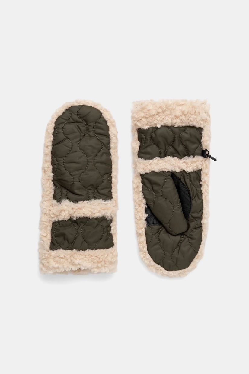 Barbour mănuși culoarea verde, LGL0146