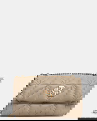 BOSS poșetă culoarea bej, 50557972