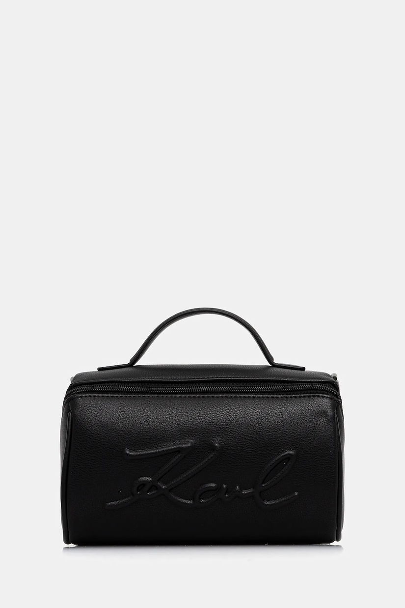 Karl Lagerfeld portfard K/VILLE culoarea negru, B1W32040