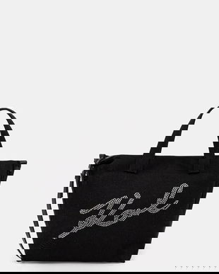 Karl Lagerfeld poșetă K/SIGNATURE culoarea negru, B1W50027