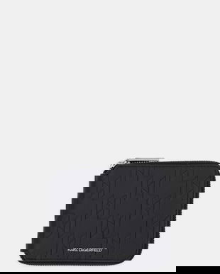 Karl Lagerfeld portofel de piele K/LOOM culoarea negru, B1M32050