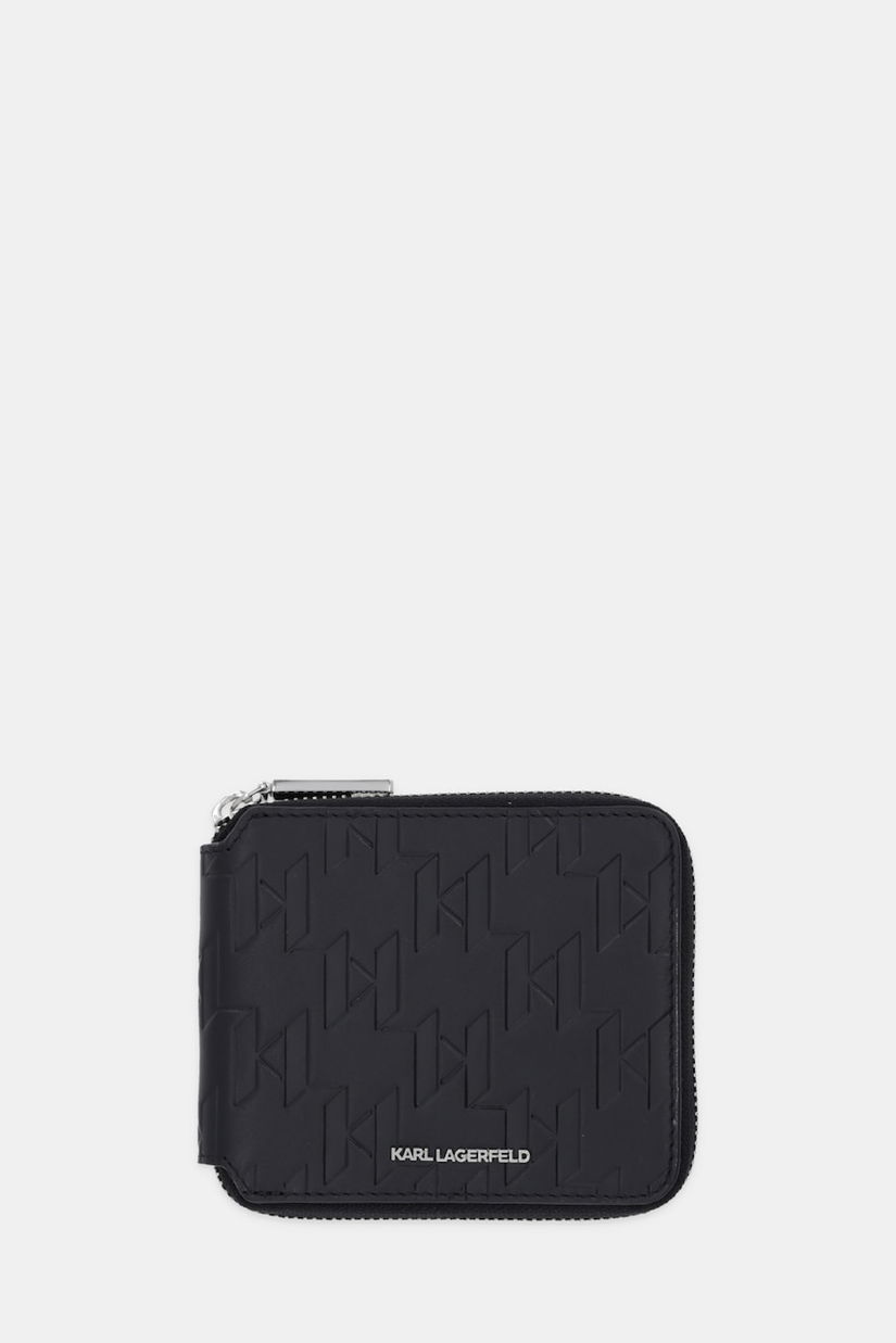 Karl Lagerfeld portofel de piele K/LOOM culoarea negru, B1M32050