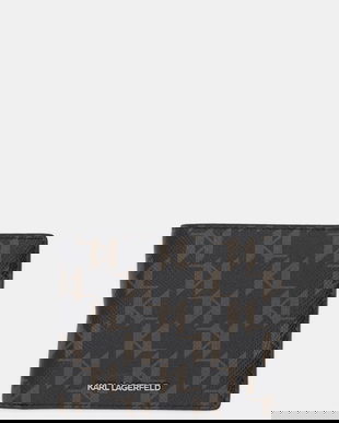 Karl Lagerfeld portofel K/MONOGRAM culoarea maro, B1M32055