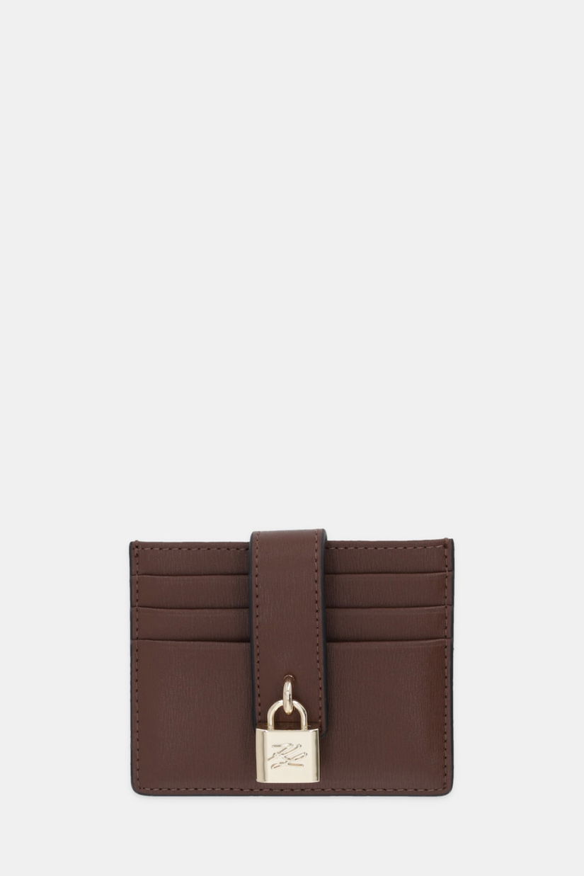 Karl Lagerfeld carcasă din piele K/AUTOGRAPH culoarea maro, B1W32025