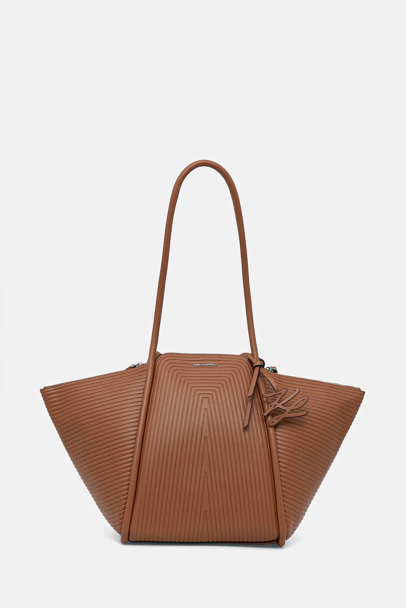 Karl Lagerfeld poșetă K/WELLEN MD culoarea maro, B1W30043