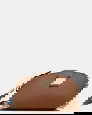 Karl Lagerfeld poșetă de piele K/TRUNK culoarea maro, B1W30124