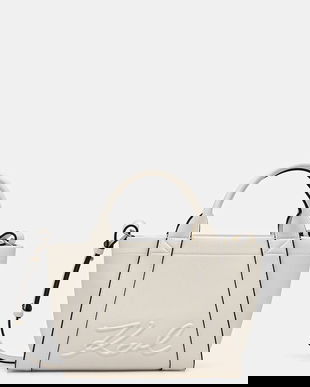 Karl Lagerfeld poșetă K/VILLE culoarea alb, B1W30067