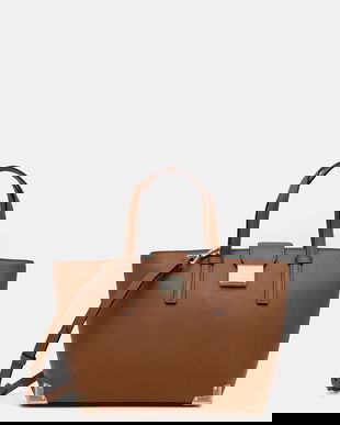 Karl Lagerfeld poșetă K/TRUNK culoarea maro, B1W30256