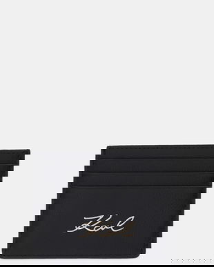 Karl Lagerfeld carcasă din piele K/SIGNATURE culoarea negru, B1W32034