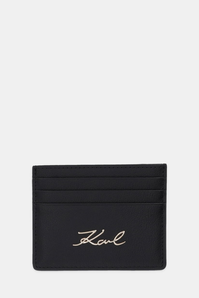 Karl Lagerfeld carcasă din piele K/SIGNATURE culoarea negru, B1W32034