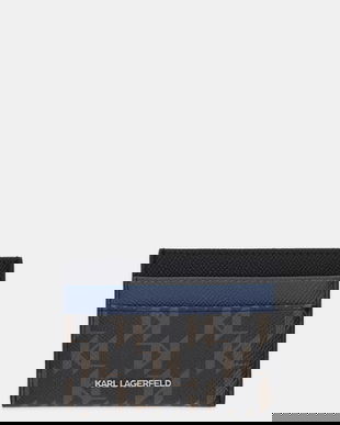 Karl Lagerfeld carcasă cardului K/MONOGRAM culoarea maro, B1M32054