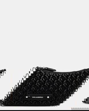 Karl Lagerfeld poșetă K/WEAVE culoarea negru, B1W30082