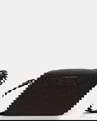 Karl Lagerfeld borsetă de piele K/LOOM culoarea negru, A1M30067