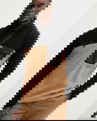 Mammut hanorac Moonstone Hybrid culoarea maro, uni, 1014.06120