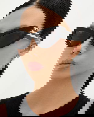 Fiorucci ochelari de soare Wing femei, culoarea negru, U01FPASU132AC03BK01