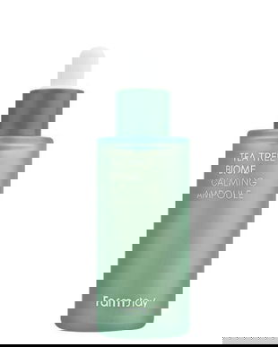 Fiola cu Ser Calmant cu Extract de Ceai Verde - FarmStay Tea Tree Biome Calming Ampoule, 50 ml