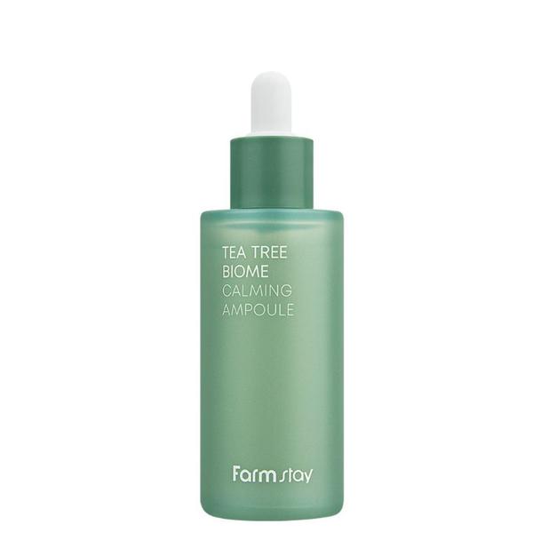 Fiola cu Ser Calmant cu Extract de Ceai Verde - FarmStay Tea Tree Biome Calming Ampoule, 50 ml