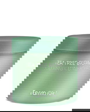 Dischete Tonice Calmante cu Extract de Arbore de Ceai - FarmStay Tea Tree Biome Calming Toner Pad,  70 buc