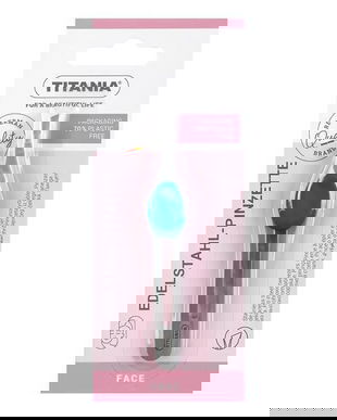 Pensetă pentru gene, spr&acirc;ncene cu v&acirc;rf &icirc;nclinat Titania 1090/60 B