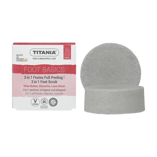 Exfoliant 3 &icirc;n 1 pentru picioare Titania, 60 g