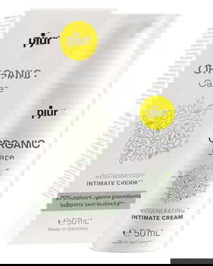 Crema vegana regeneratoare intima Pjur Organic Care 50 ml
