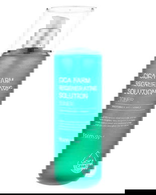 Toner Regenerant cu Extract de Centella Asiatica - FarmStay Cica Farm Regenerating Solution Toner, 200 ml