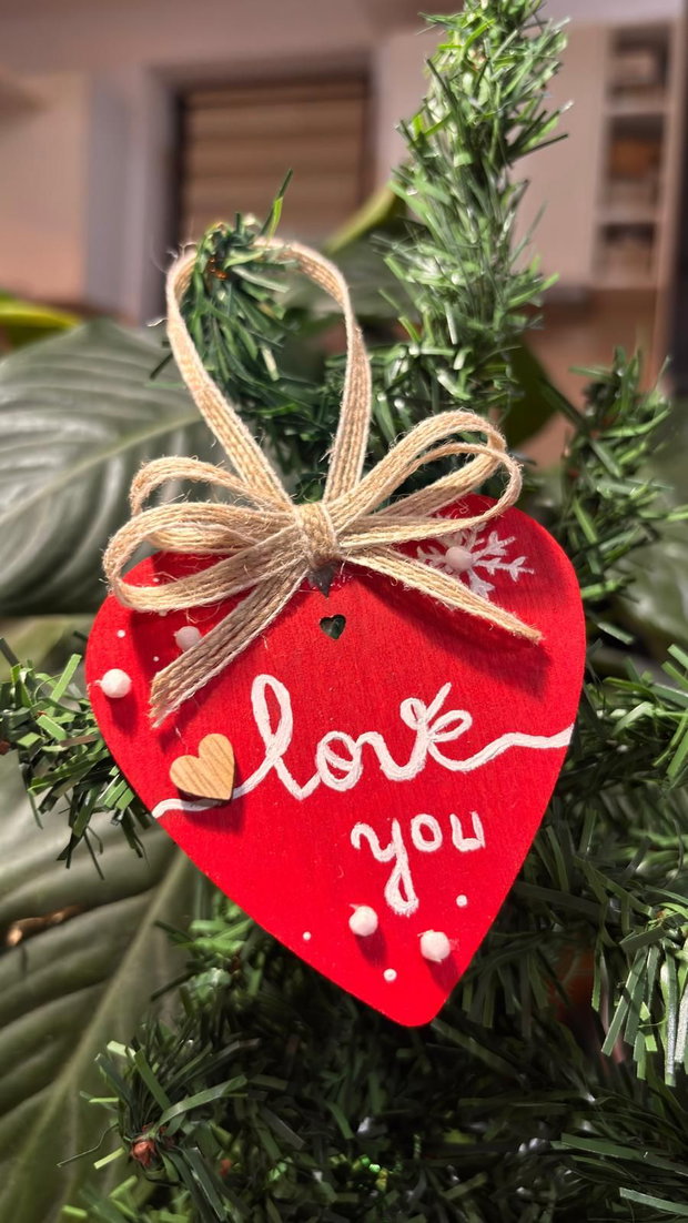 Ornament Love You, cadou Craciun
