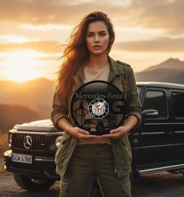 MERCEDES BENZ -clasa G- ceas de perete