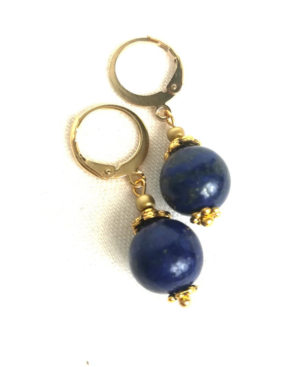Cercei cu lapis lazuli