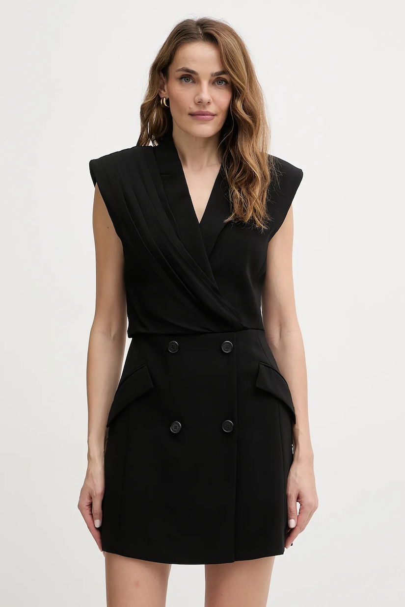 Karl Lagerfeld rochie culoarea negru, mini, mulată, B1W13051