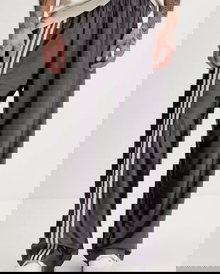 adidas Originals pantaloni de trening Adibreak culoarea gri, cu imprimeu, JW0990