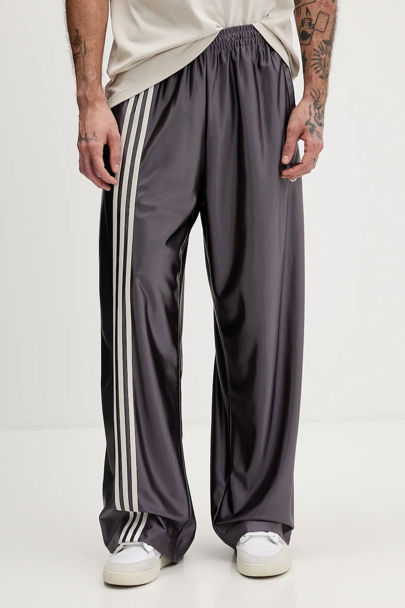 adidas Originals pantaloni de trening Adibreak culoarea gri, cu imprimeu, JW0990
