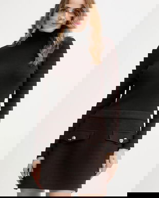 Morgan rochie REGOYA culoarea bej, mini, mulată, REGOYA