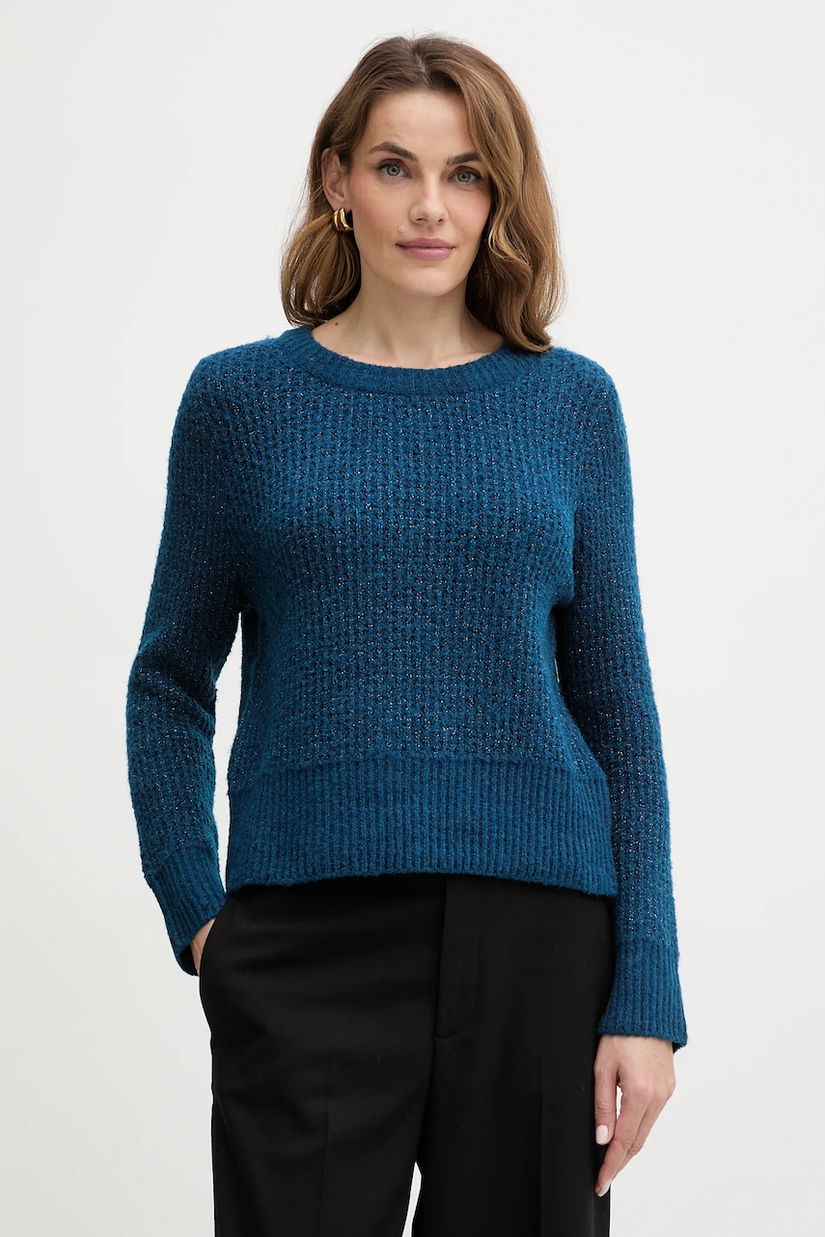 Morgan pulover din amestec de lână MPAUL culoarea bej, MPAUL