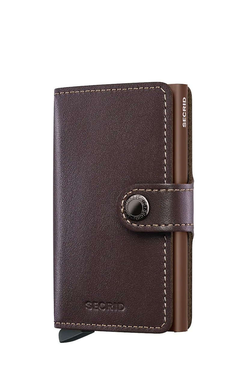Secrid portofel de piele ORIGINAL culoarea negru