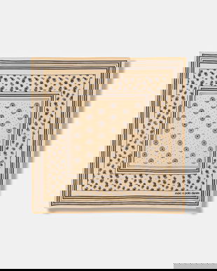 Marc O'Polo eșarfă din bumbac culoarea portocaliu, cu imprimeu, 5000007570