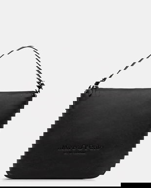 Marc O'Polo poșetă culoarea negru, 5000009105