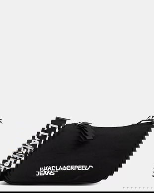 Karl Lagerfeld Jeans poșetă culoarea negru, A3W30350