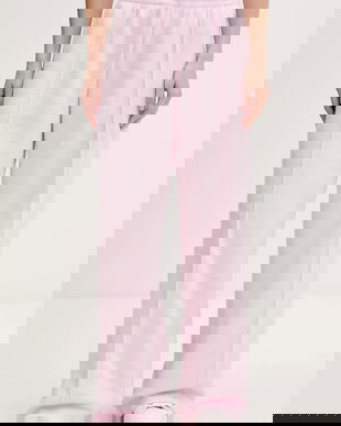 adidas Originals pantaloni de trening culoarea roz, cu imprimeu, KS7807