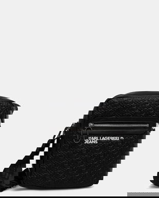 Karl Lagerfeld Jeans borsetă culoarea negru, B1M30143
