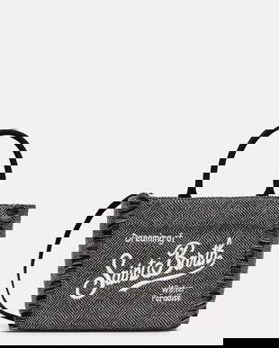 MC2 Saint Barth poșetă culoarea negru, COL0029