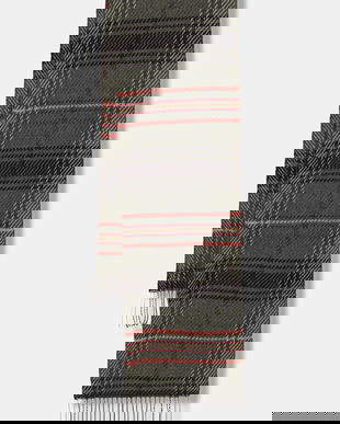 United Colors of Benetton eșarfă din amestec de lână culoarea verde, cu imprimeu, 6E9FUU00Y