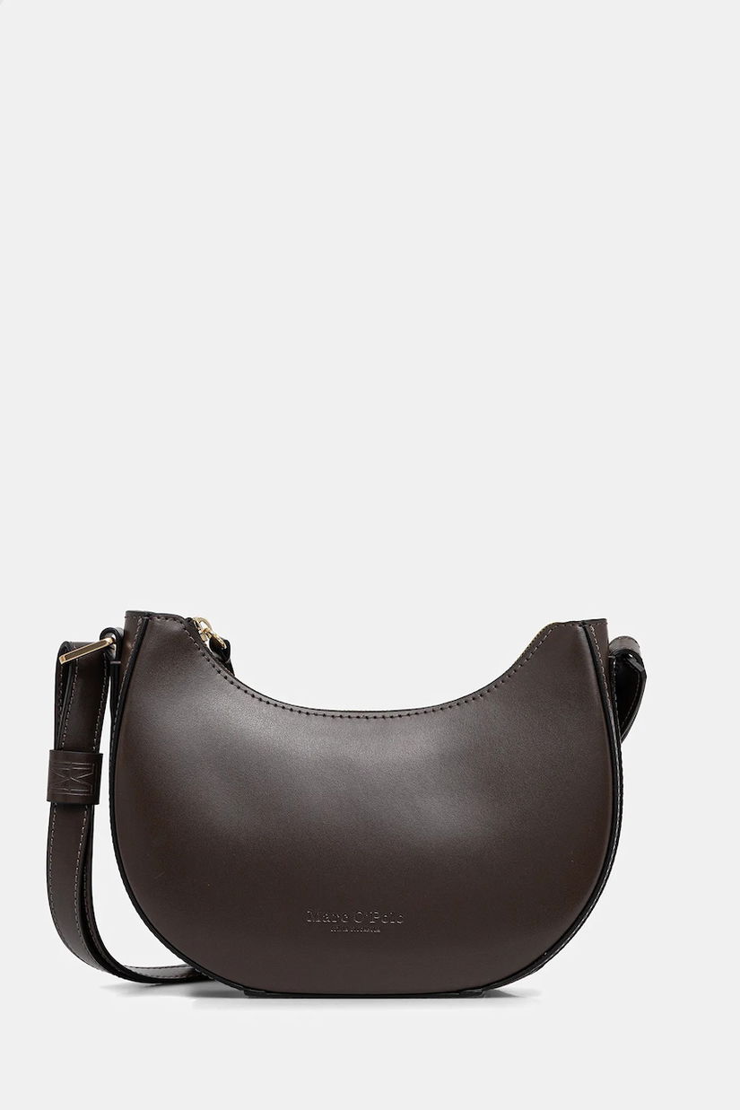 Marc O'Polo poșetă de piele culoarea maro, 5000009277