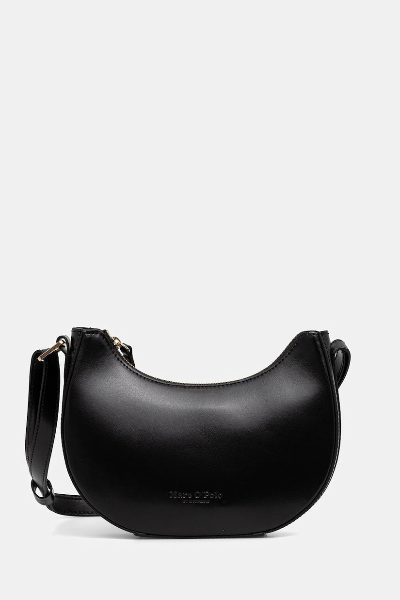 Marc O'Polo poșetă de piele culoarea negru, 5000009277