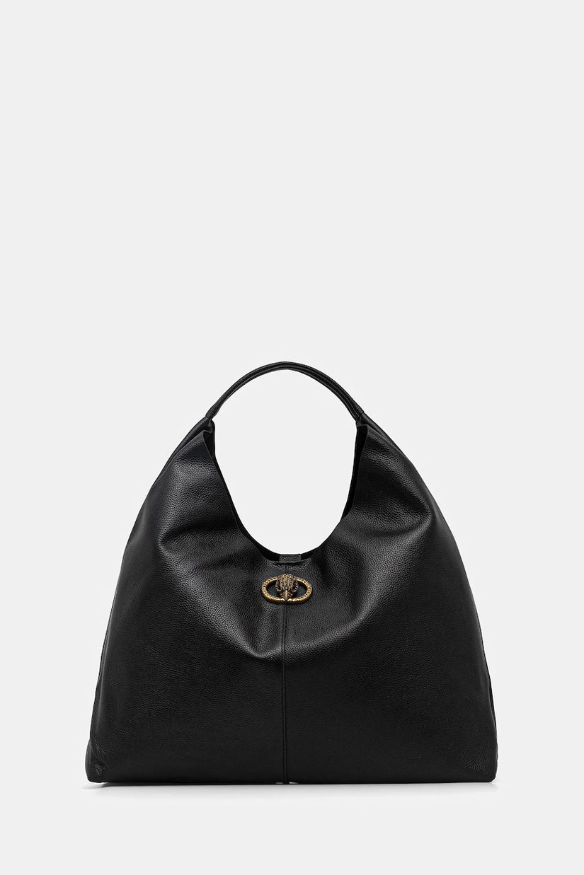 Kurt Geiger London poșetă de piele CHELSEA culoarea negru, 5049700109