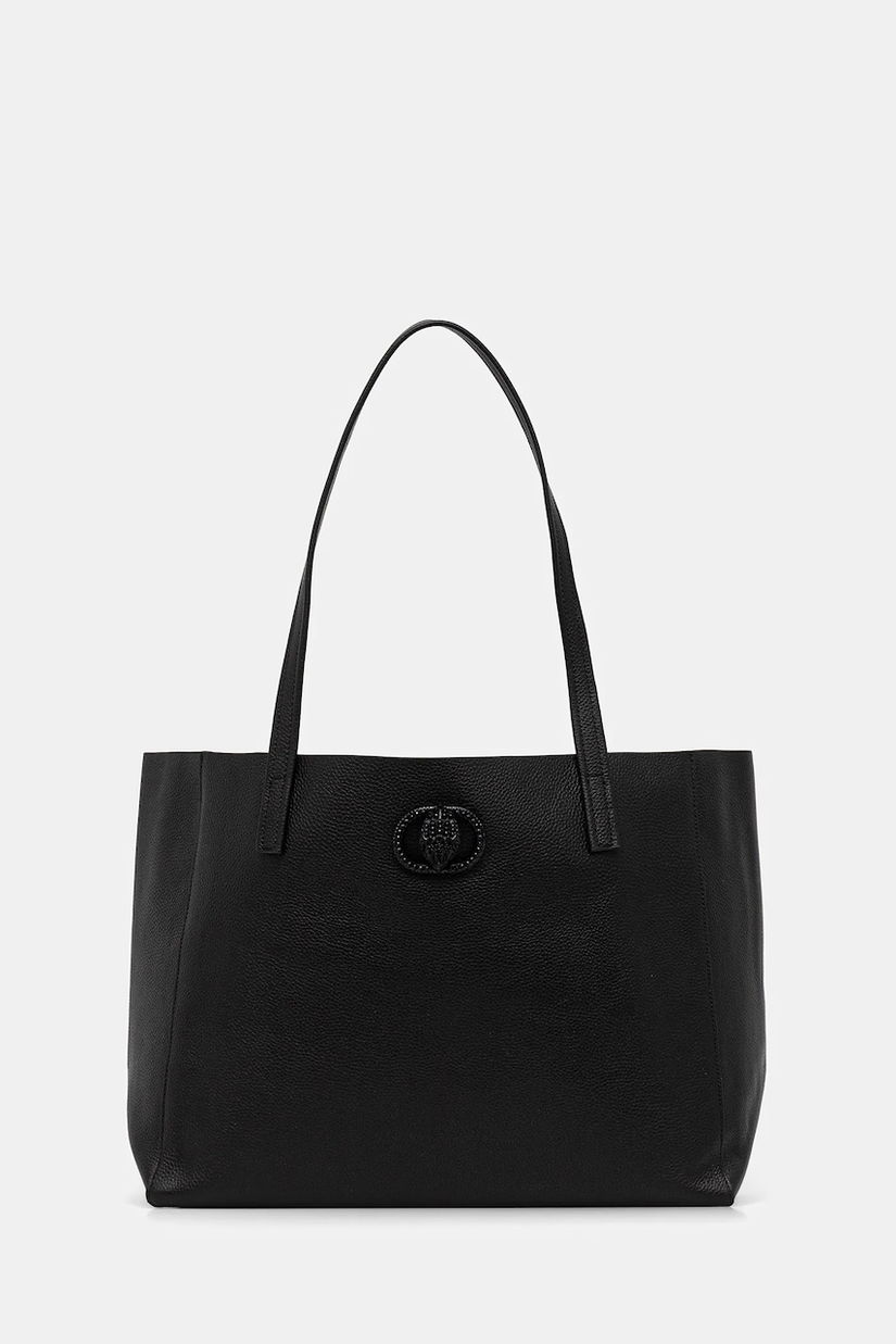 Kurt Geiger London poșetă de piele CHELSEA culoarea negru, 5075500109