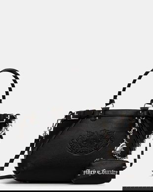 Juicy Couture poșetă Twig Narrative culoarea negru, BIJ3J8992WVP